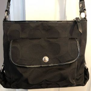 Coach black crossbody bag